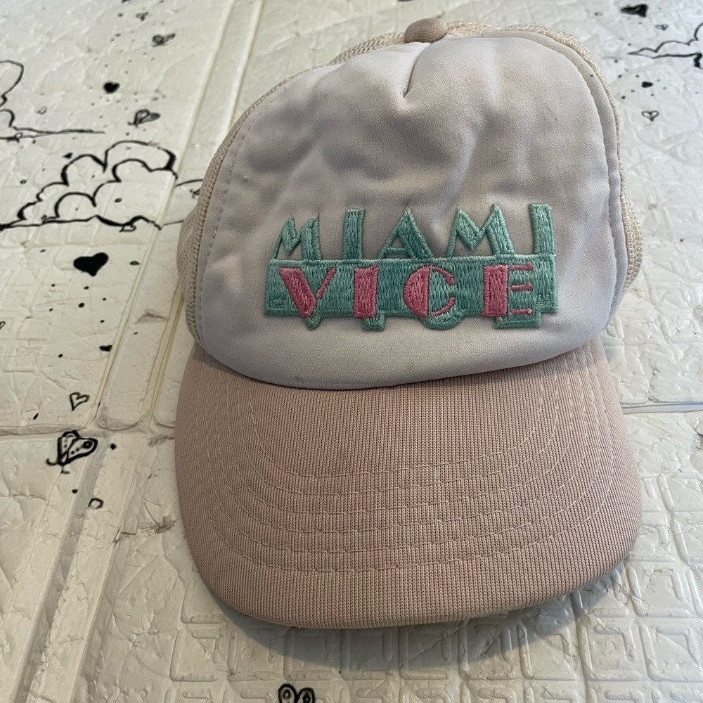 Vintage Miami Vice Trucker Hat